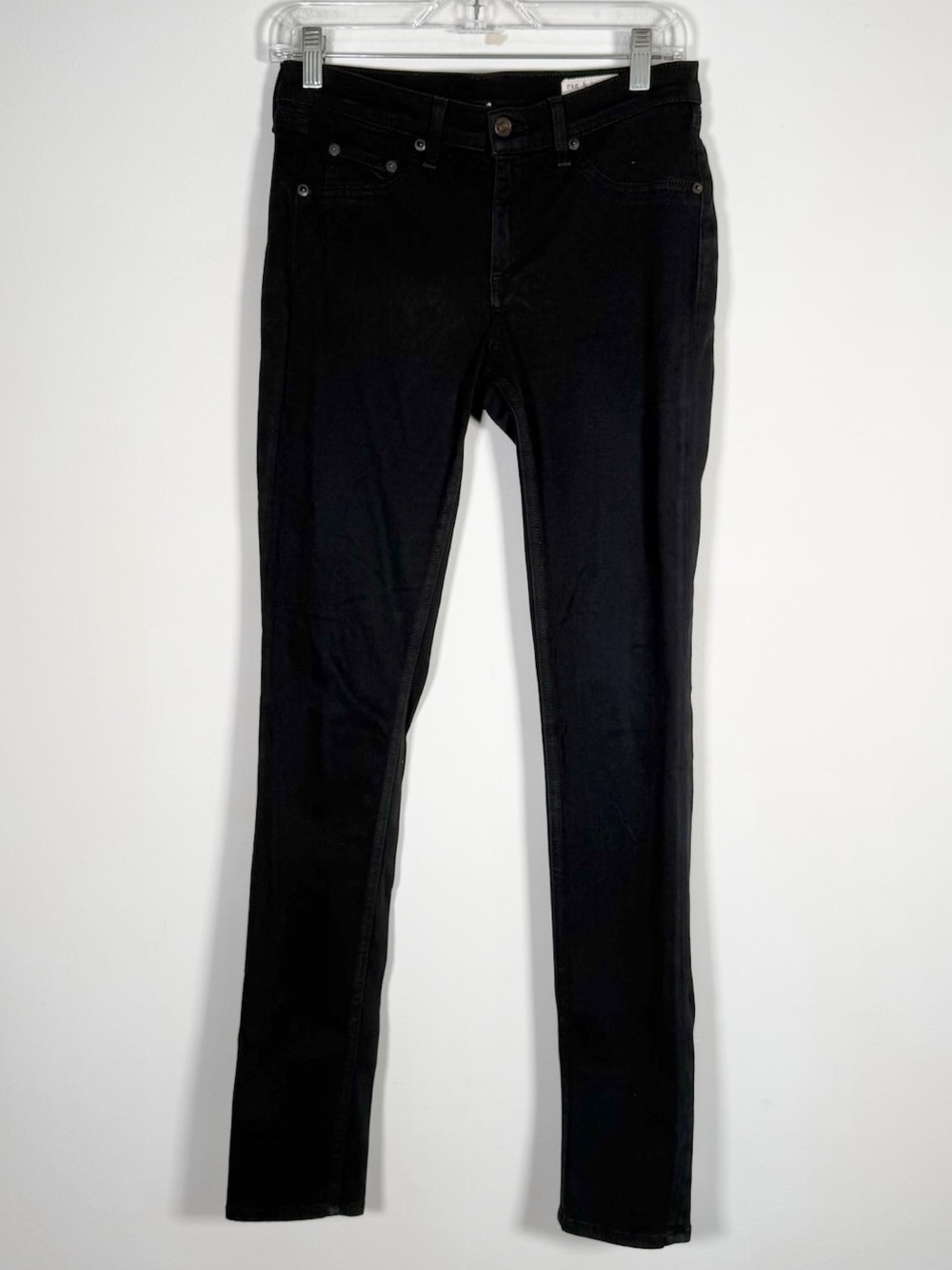 rag & bone Women’s Size 28 Legging Jeans in Black Plush